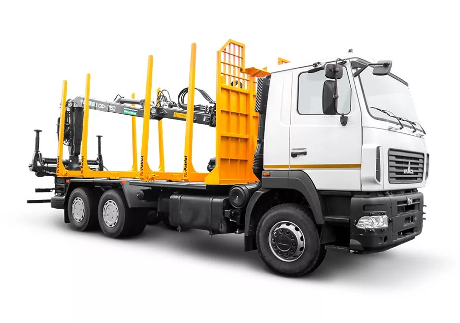 Сортиментовоз МАЗ 6З1228-526-012 с КМУ Palfinger Velmash VM10L74 (RX38)